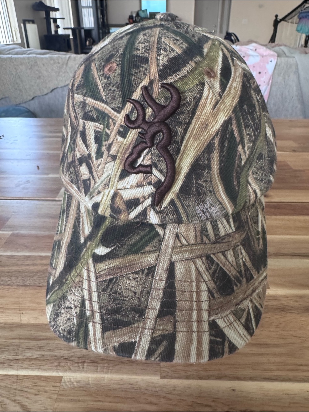 Camo hat with Browning logo OSFM